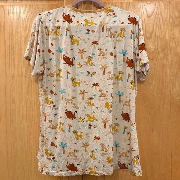 Disney Little Sleepies Lion King Bamboo Pajama Shirt Medium - Picture 2 of 9